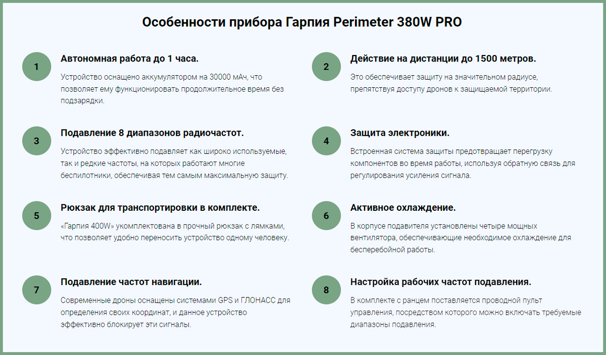 Купить Гарпия 380w Pro perimeter