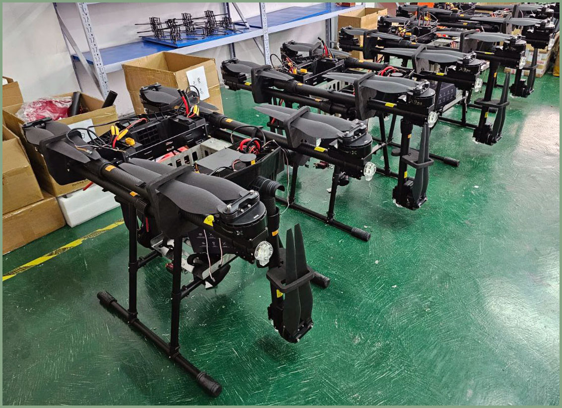 Новый дрон — гексакоптер носитель мин