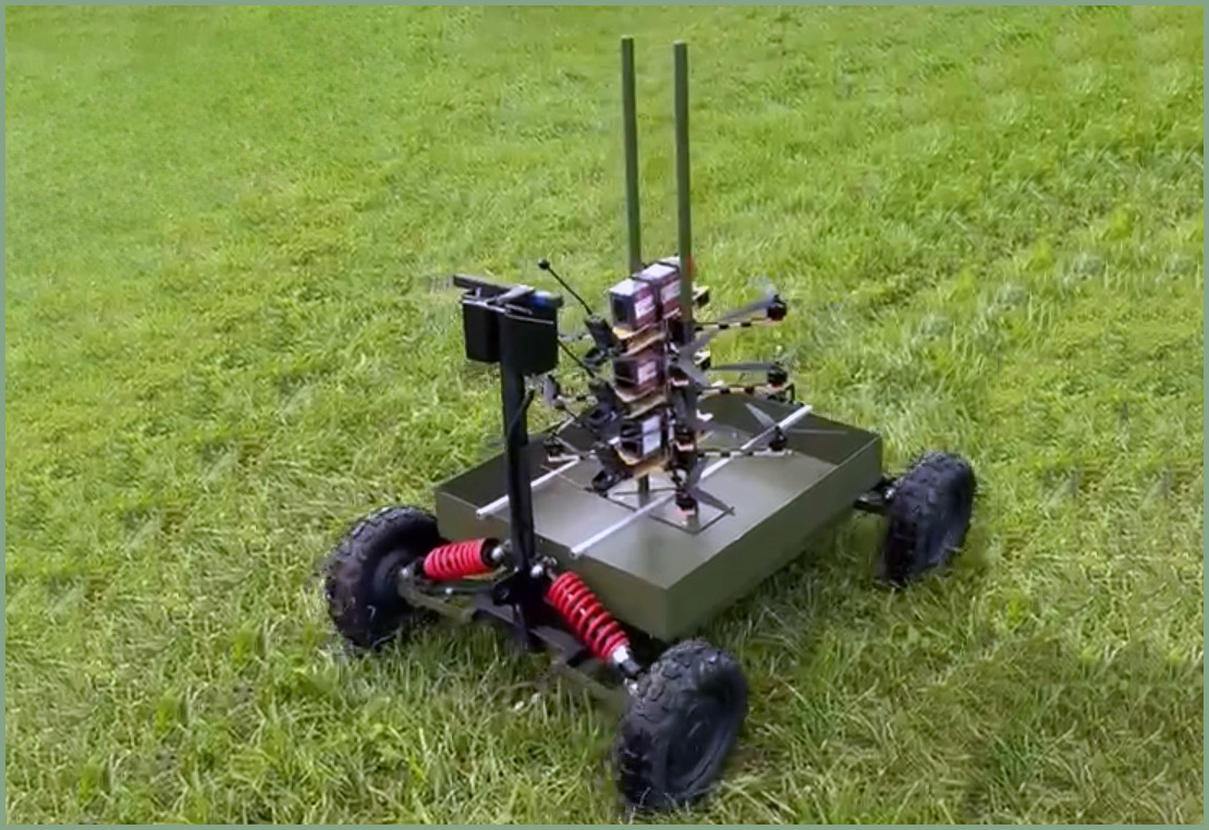 Новый дрон с машинным зрением и возможностью группового запуска и управления