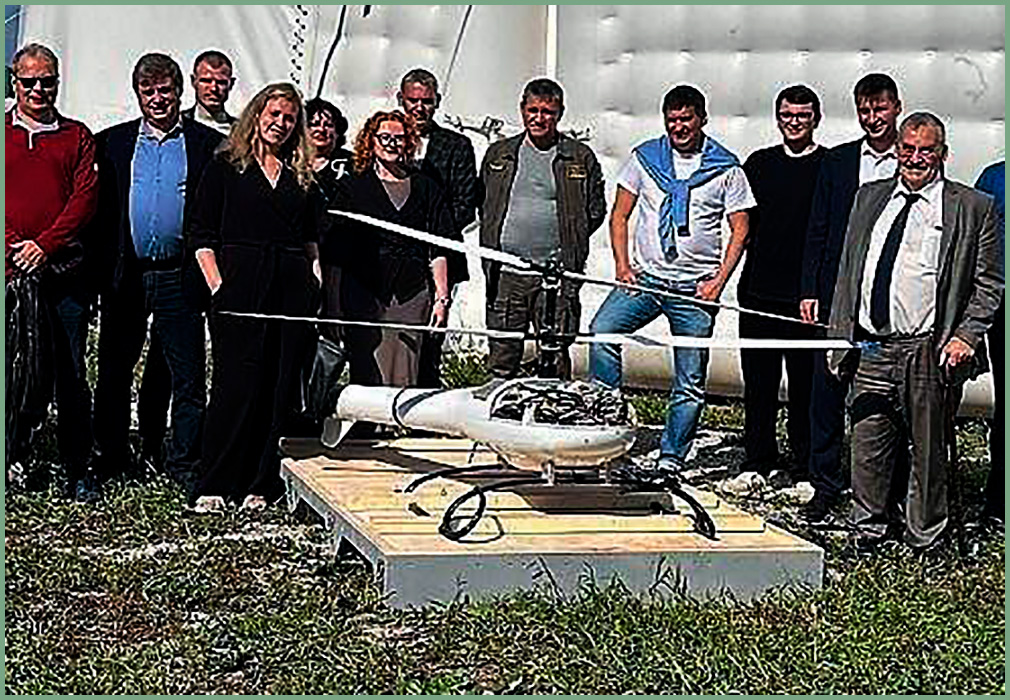 Испытан новый беспилотник вертолетного типа на электродвигателе