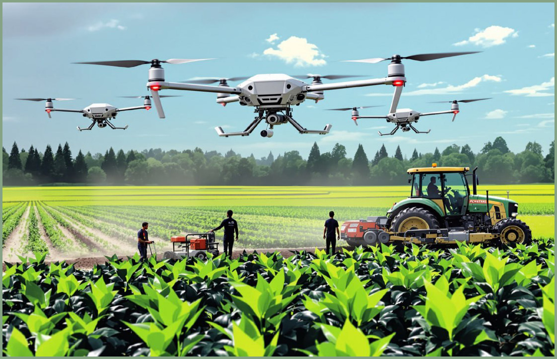 Создаётся скоростная заправочная станция для агродронов