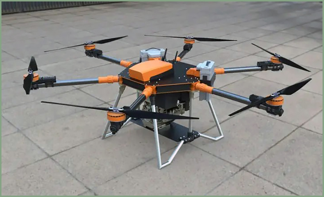 Новый гражданский беспилотник — гексакоптер Лютик