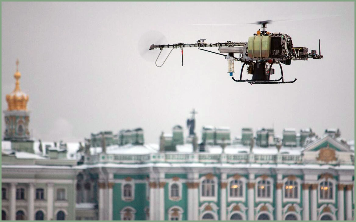 Беспилотники против мусора в Санкт-Петербурге